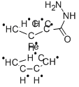 (ヒドラジノカルボニル)フェロセン 化学構造式