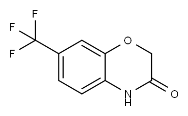 7-(三氟甲基)-2H-苯并[B][1,4]噁嗪-3(4H)-酮, 1215325-65-7, 结构式