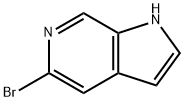 5-溴-1H-吡咯并[2,3-C]吡啶 结构式