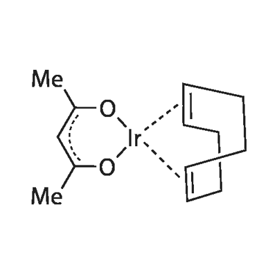 IRIDIUM I PENTANEDIONATE-CYCLO-OCTADIENE COMPLEX Structure