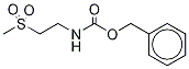 [2-(Methylsulfonyl)ethyl]carbamic Acid-13C2,15N Benzyl Ester Structure