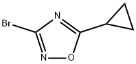 3-Bromo-5-cyclopropyl-1,2,4-oxadiazole Structure