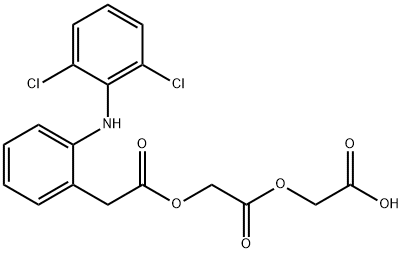 Acetic Aceclofenac 化学構造式