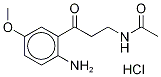 N--Acetyl-5-methoxykynurenamine, Hydrochloride, 1215711-91-3, 结构式