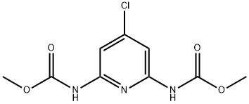 (6-甲氧基甲酰氨基-4-氯吡啶-2-基)氨基甲酸甲酯, 121572-37-0, 结构式