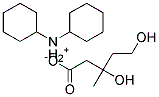 D,L-Mevalonic Acid Dicyclohexylammonium Salt Structure