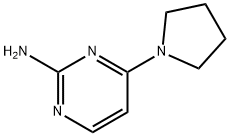 4-(吡咯烷-1-基)嘧啶-2-胺,1215986-09-6,结构式