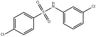 4-氯-N-(3-氯苯基)苯磺酰胺, 1216-98-4, 结构式