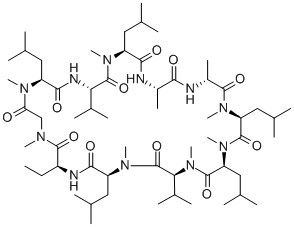 环孢菌素J 结构式