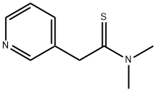 N,N-DIMETHYL-2-(PYRIDIN-3-YL)ETHANETHIOAMIDE, 121611-15-2, 结构式