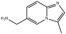 IMidazo[1,2-a]pyridine-6-MethanaMine, 3-Methyl- Struktur
