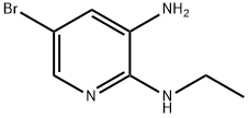 2,3-Pyridinediamine, 5-bromo-N2-ethyl- Struktur