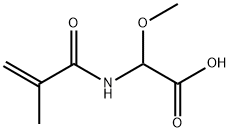 Acetic  acid,  methoxy[(2-methyl-1-oxo-2-propenyl)amino]-  (9CI)|