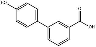 4-HYDROXYBIPHENYL-3-CARBOXYLIC ACID, 121629-21-8, 结构式