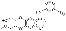 OSI-420-d4, Free Base (Desmethyl Erlotinib-d4) 结构式