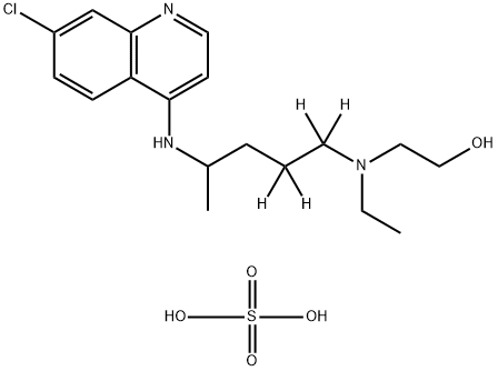 硫酸羟氯喹-D4, 1216432-56-2, 结构式