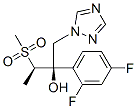(2R,3R)-1-(1H-1,2,4-トリアゾール-1-イル)-2-(2,4-ジフルオロフェニル)-3-(メチルスルホニル)-2-ブタノール 化学構造式