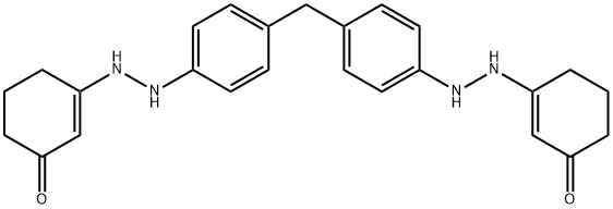 1,1’-(Methylenedi-4,1-phenylene)bis-(3-cyclohexenone)hydrazine Structure
