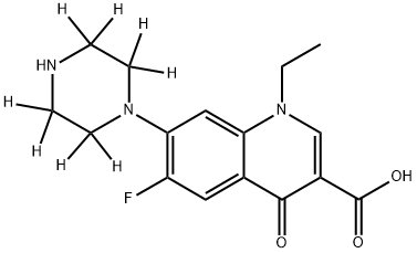 Norfloxacin-d8 Struktur