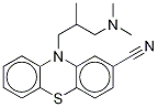 Cyamemazine-d6 化学構造式