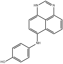 4-(6-perimidylamino)phenol Structure