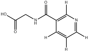 NICOTINURIC ACID-D4,1216737-36-8,结构式