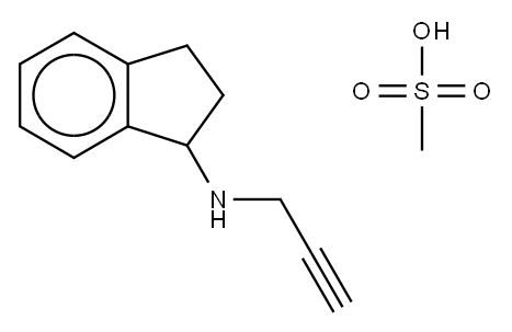 rac Rasagiline-13C3 Mesylate Struktur