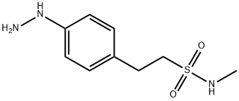 4-Hydrazino-N-methtylbenzeneethanesulfonamide Structure
