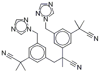 阿那曲唑二聚体, 1216898-82-6, 结构式