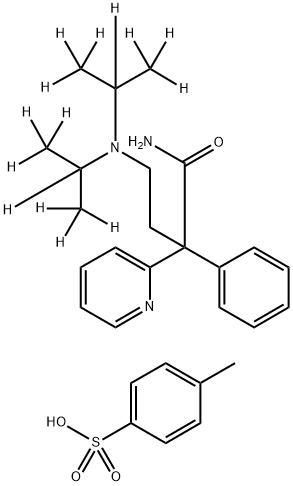 Disopyramide-d14 Tosylate Salt Structure