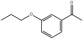 1-(3-プロポキシフェニル)エタノン 化学構造式