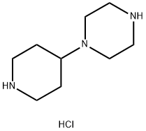 1-(4-Piperidinyl)-piperazine hydrochloride Struktur