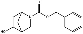 2-Azabicyclo[2.2.1]heptane-2-carboxylic acid, 5-hydroxy-, phenylMethyl ester Struktur