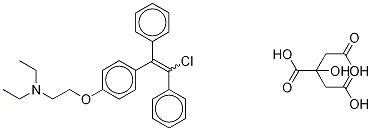 消旋克罗米芬- D5-柠檬酸, 1217200-17-3, 结构式