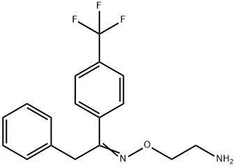 2-Phenyl-1-[4-(trifluoromethyl)phenyl]ethane 2-(Aminoethyl)oxime (Fluvoxamine Impurity) 化学構造式