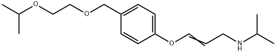 Dehydroxy Bisoprolol Struktur