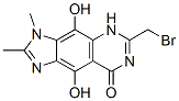 8H-Imidazo[4,5-g]quinazolin-8-one,  6-(bromomethyl)-3,5-dihydro-4,9-dihydroxy-2,3-dimethyl-  (9CI) Structure