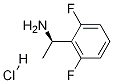 (r)-1-(2,6-difluorophenyl)ethanaMine-hcl Structure