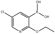 5-Chloro-2-ethoxypyridine-3-boronic acid Structure