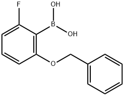 2-苄氧基-6-氟苯硼酸,1217500-53-2,结构式