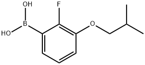 2-Fluoro-3-isobutoxyphenylboronic acid Struktur