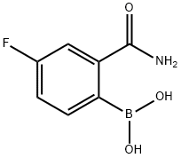 2-Borono-5-fluorobenzamide Structure