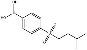 4-(Isopentylsulfonyl)phenylboronic acid Structure