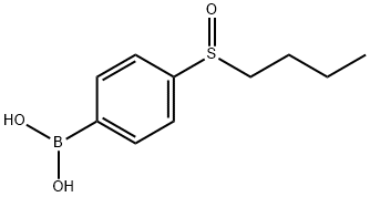4-(Butylsulfinyl)phenylboronic acid Structure
