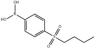 4-(BUTYLSULFONYL)PHENYLBORONIC ACID, 1217501-02-4, 结构式