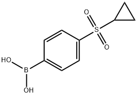 4-(cyclopropylsulfonyl)phenylboronic acid Structure