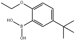 5-TERT-BUTYL-2-ETHOXYPHENYLBORONIC ACID, 1217501-13-7, 结构式