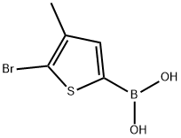 5-Bromo-4-methylthiophene-2-boronic acid Structure