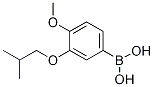 3-イソブトキシ-4-メトキシフェニルボロン酸 化学構造式