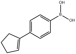 4-Cyclopentenylphenylboronic acid Structure